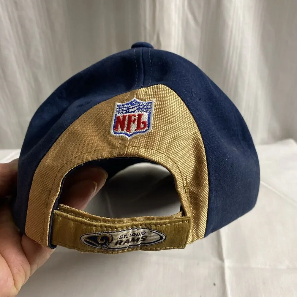 Vintage St. Louis Rams NFL Football Reebok Pro Line Authentic Adjustable Hat - Picture 3 of 8